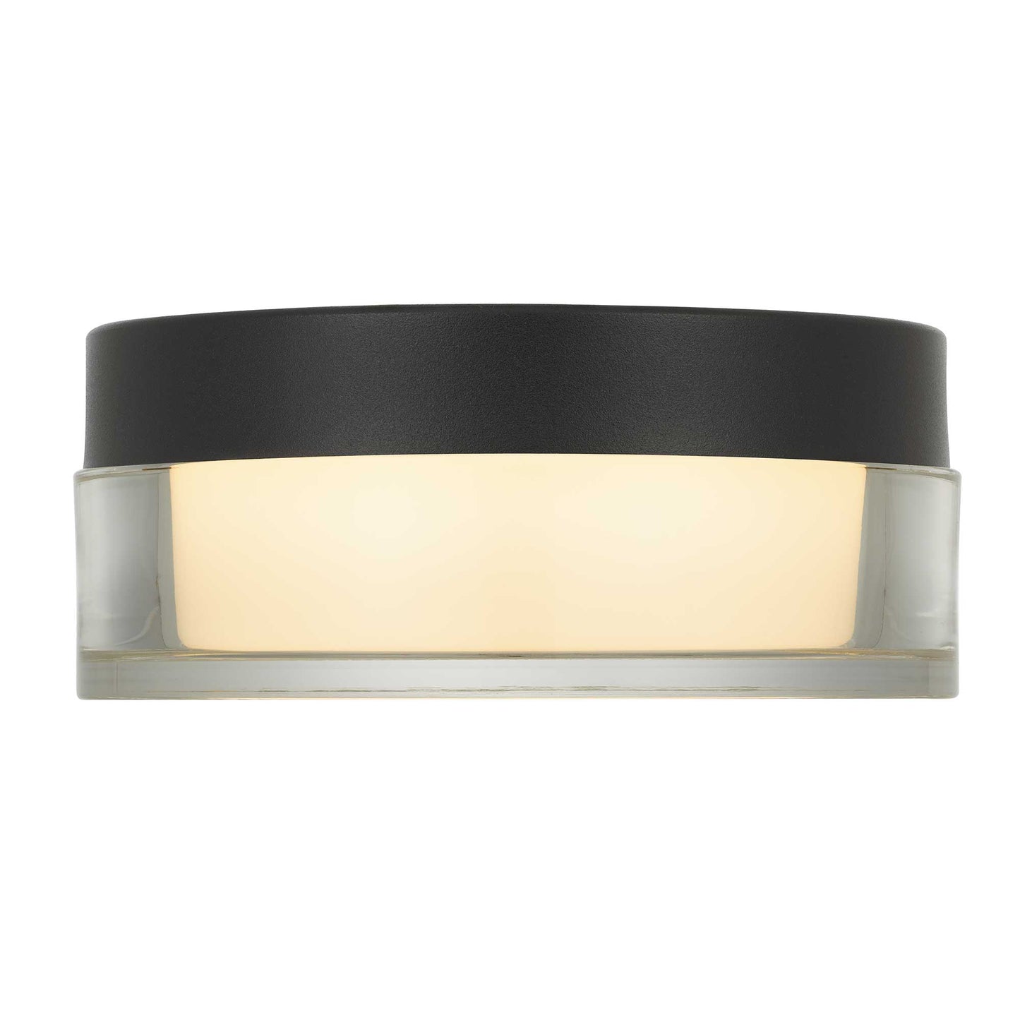 Sunspot 6" Black LED Flush Mount