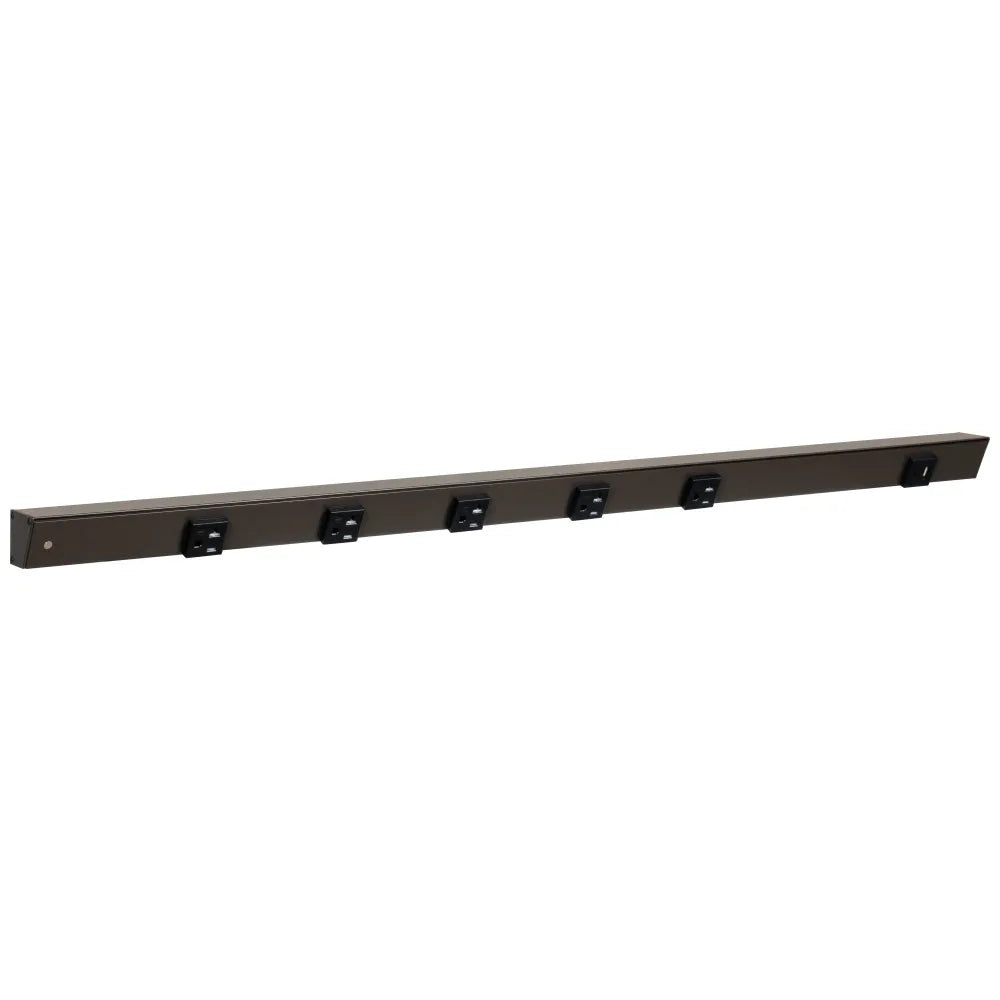 Under Cabinet Power Strip with USB Port & Outlets | Bronze Finish
