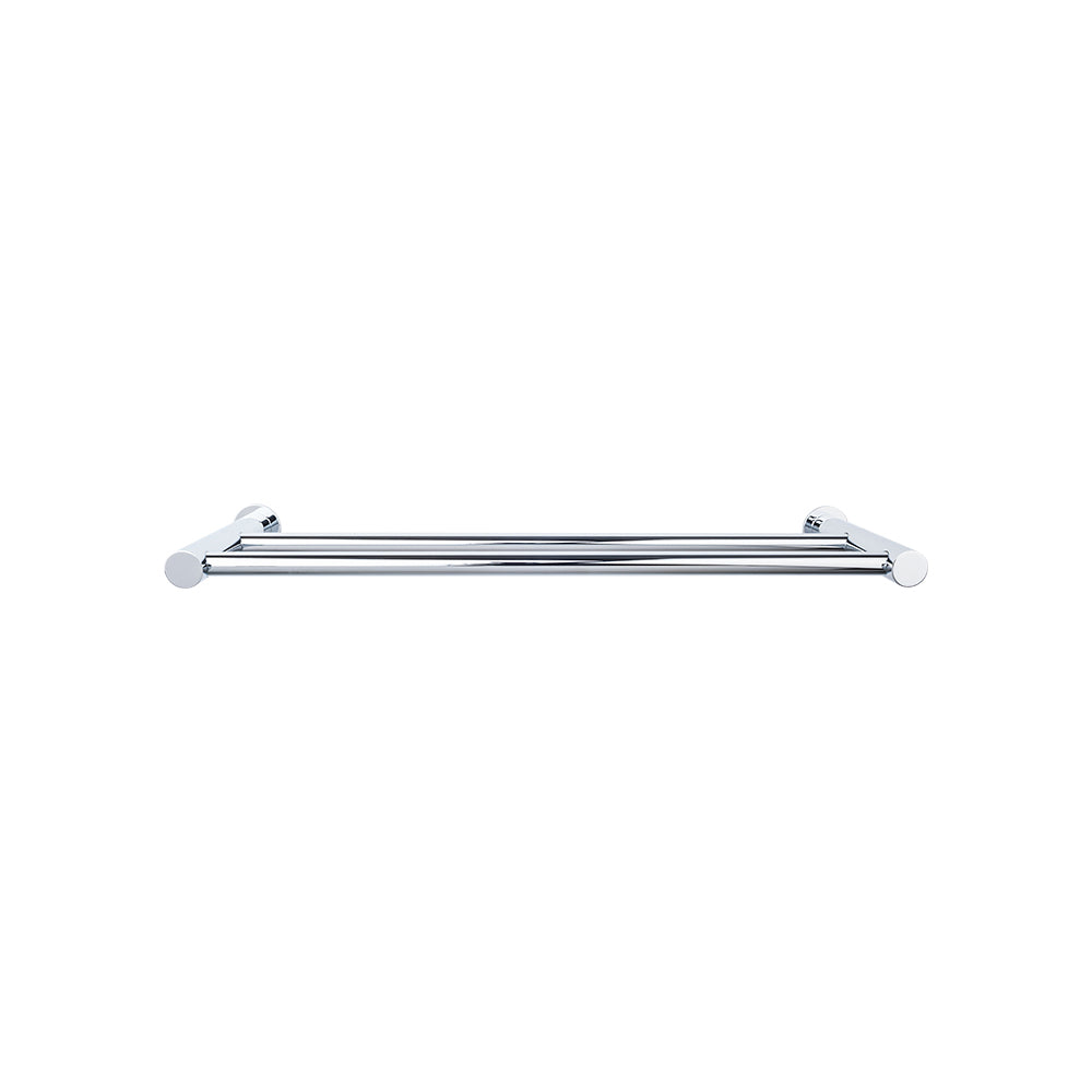 Top Knobs Hopewell Double Towel Bar in Polished Chrome