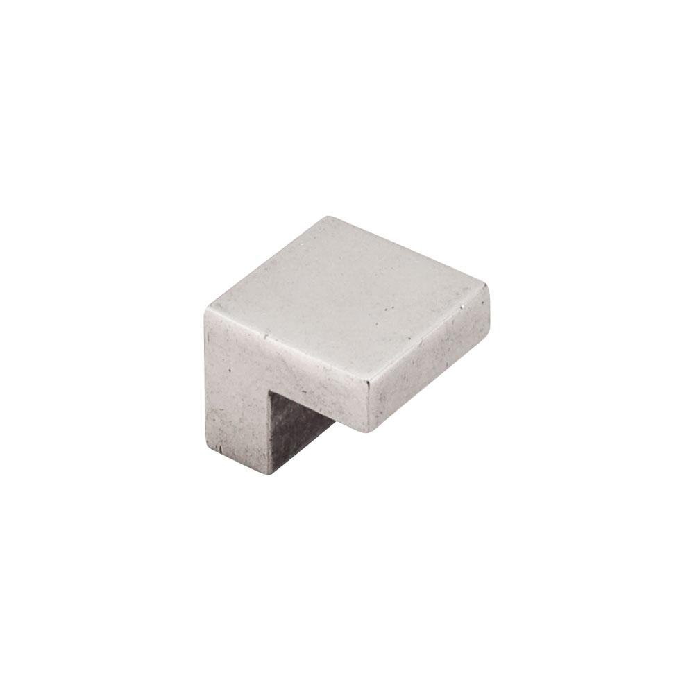 Top Knobs Square Knob in Flat Black-DirectSinks
