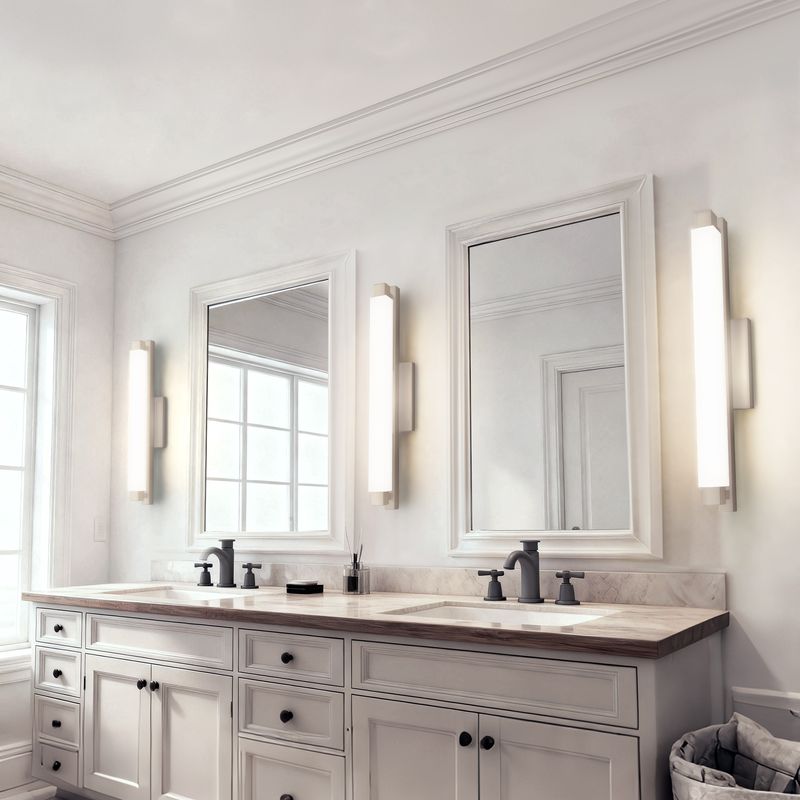 Albion 26" Chrome Integrated LED Bathroom Vanity Light Bar