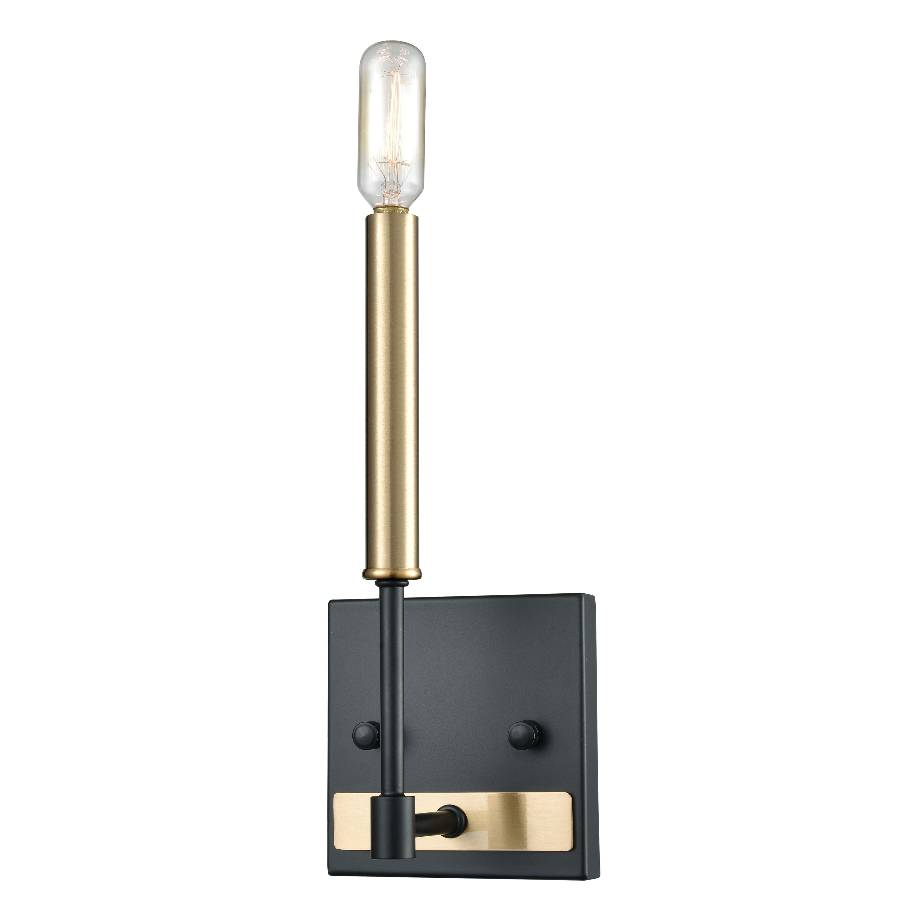 Elk Lighting Livingston 11'' High 1-Light Sconce - Matte Black