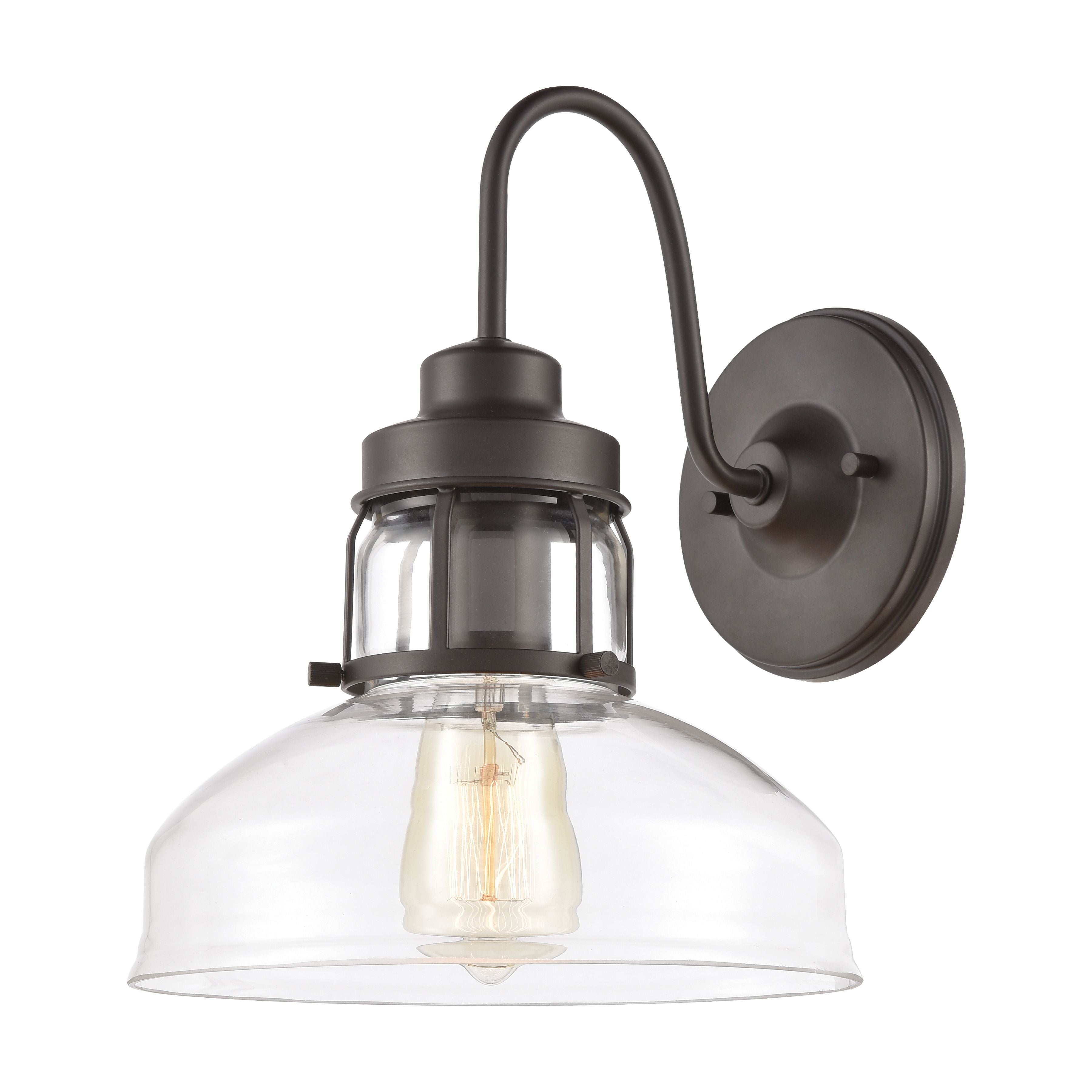 Elk Lighting Manhattan Boutique 12'' High 1-Light Sconce - Oil Rubbed Bronze