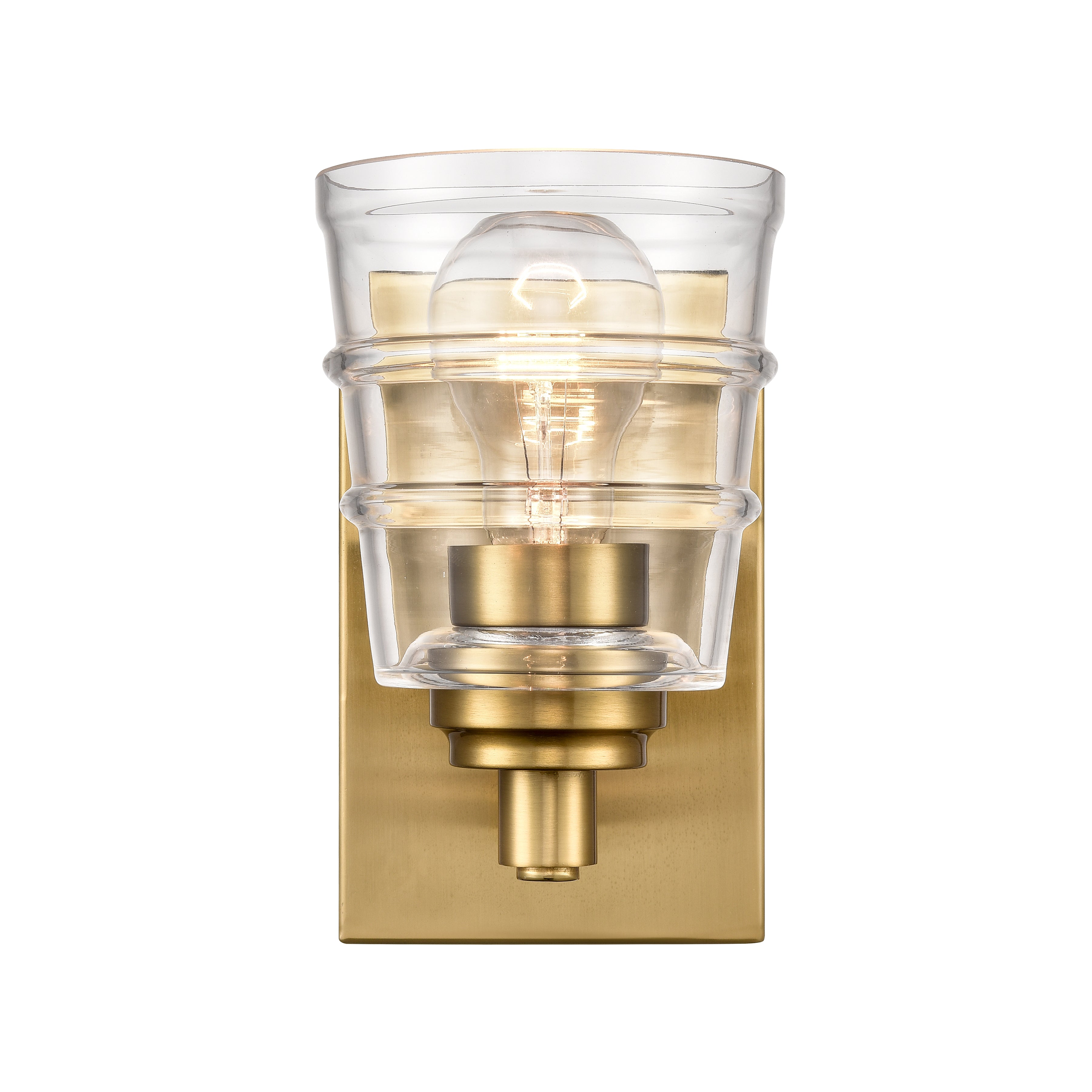 Elk Lighting Pulsate 4.5'' Wide 1-Light Vanity Light - Satin Brass