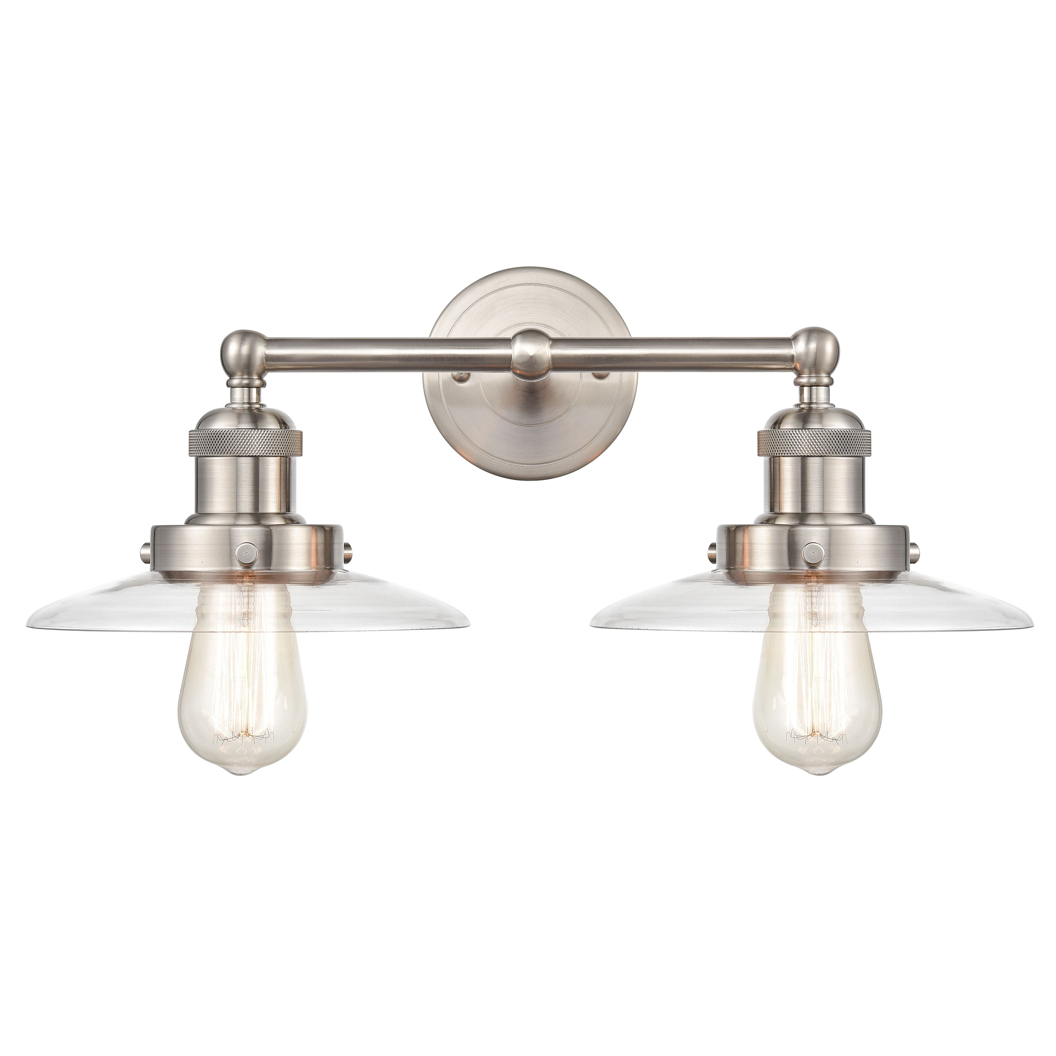 Elk Lighting English Pub 18'' Wide 2-Light Vanity Light - Satin Nickel