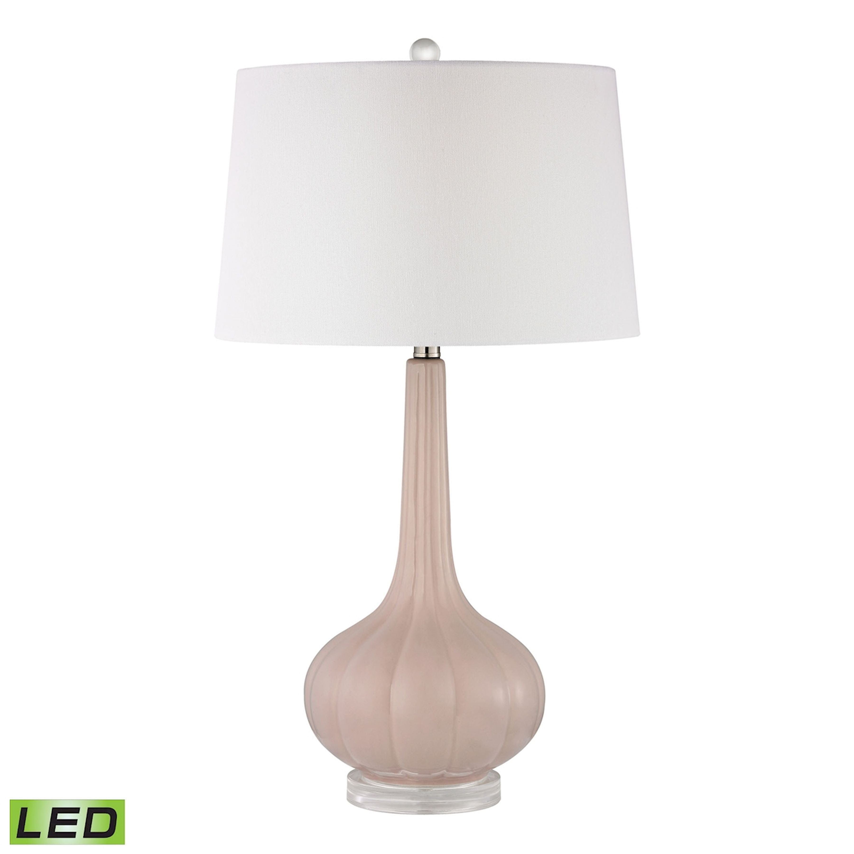 Elk Lighting Abbey Lane 30'' High 1-Light Table Lamp - Pink