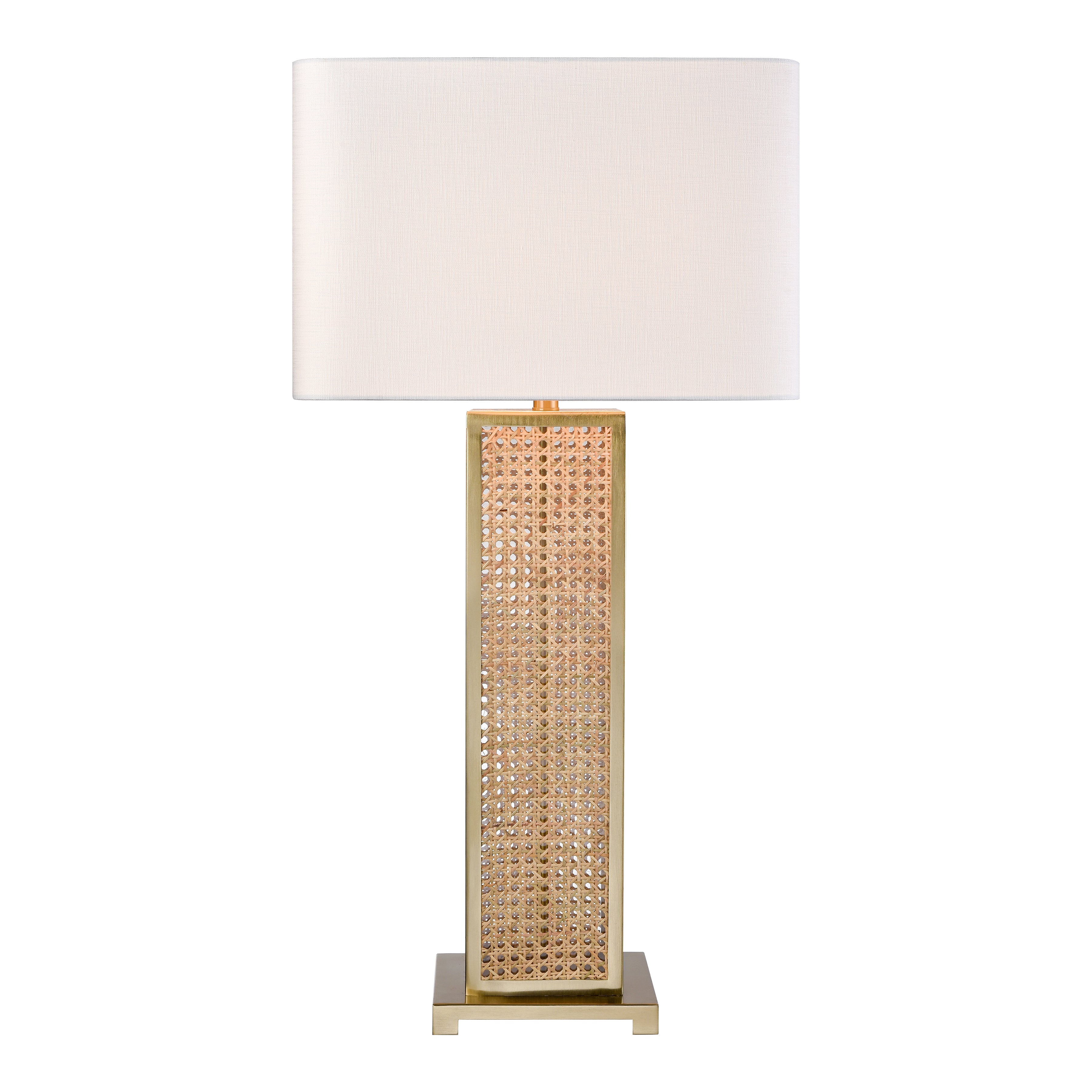 Elk Lighting Webb 36'' High 1-Light Table Lamp - Natural with Brass