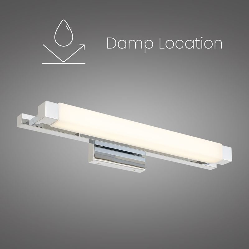 Albion 26" Chrome Integrated LED Bathroom Vanity Light Bar