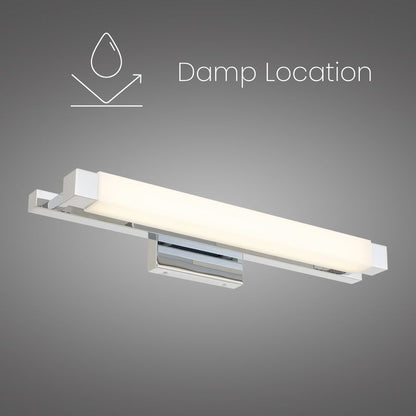 Albion 26" Chrome Integrated LED Bathroom Vanity Light Bar