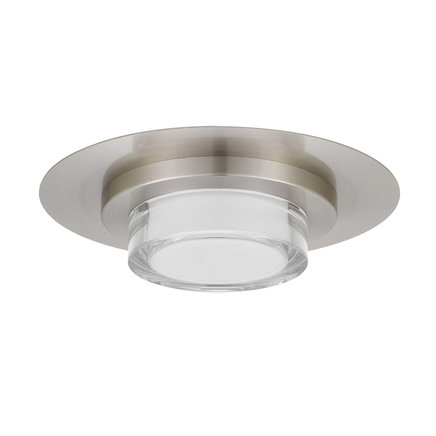 Plate Round 12" SS LED Flush Mount