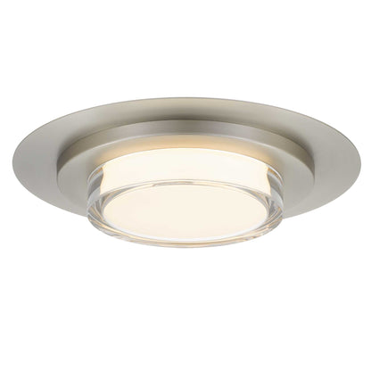 Plate Round 16" ss LED Flush Mount
