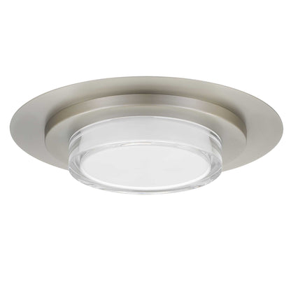 Plate Round 16" ss LED Flush Mount