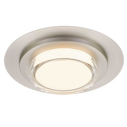 Plate Round 16" ss LED Flush Mount