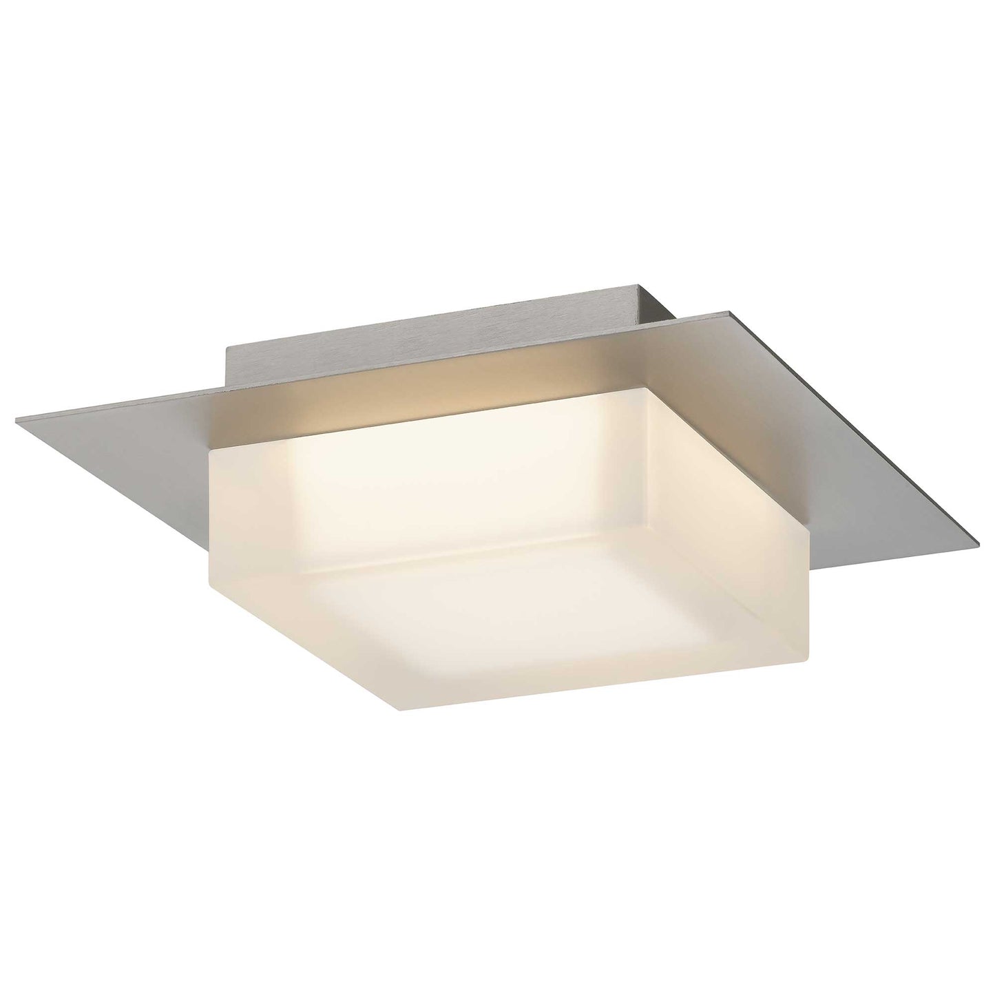 Foursquare 8" SS LED Flush Mount