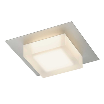 Foursquare 8" SS LED Flush Mount