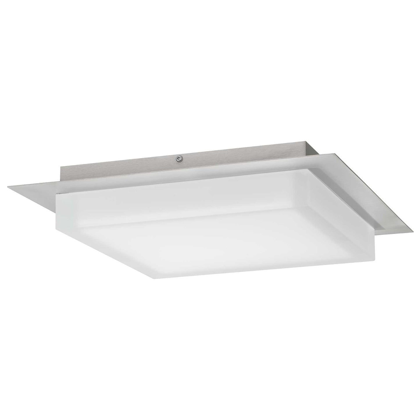 Foursquare 14" SS LED Flush Mount