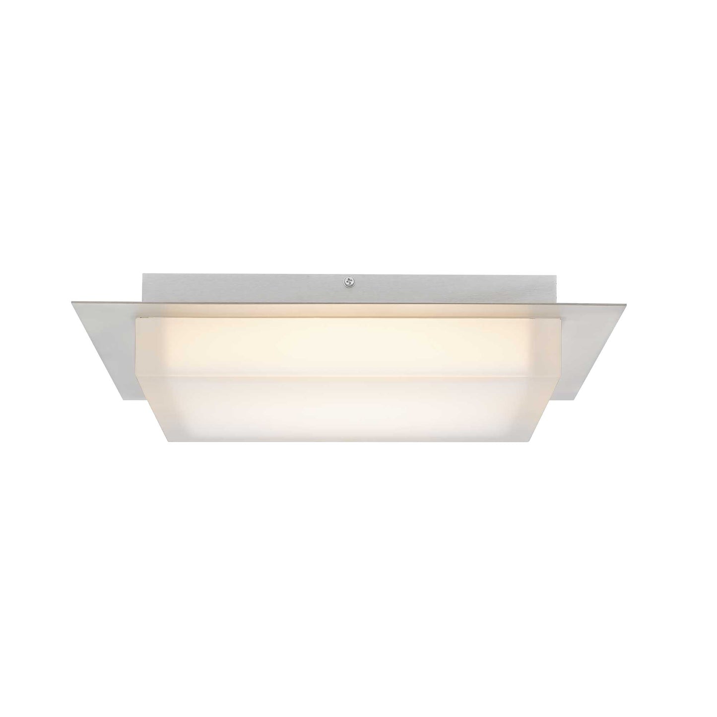 Foursquare 14" SS LED Flush Mount