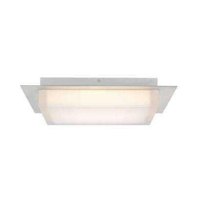 Foursquare 14" SS LED Flush Mount