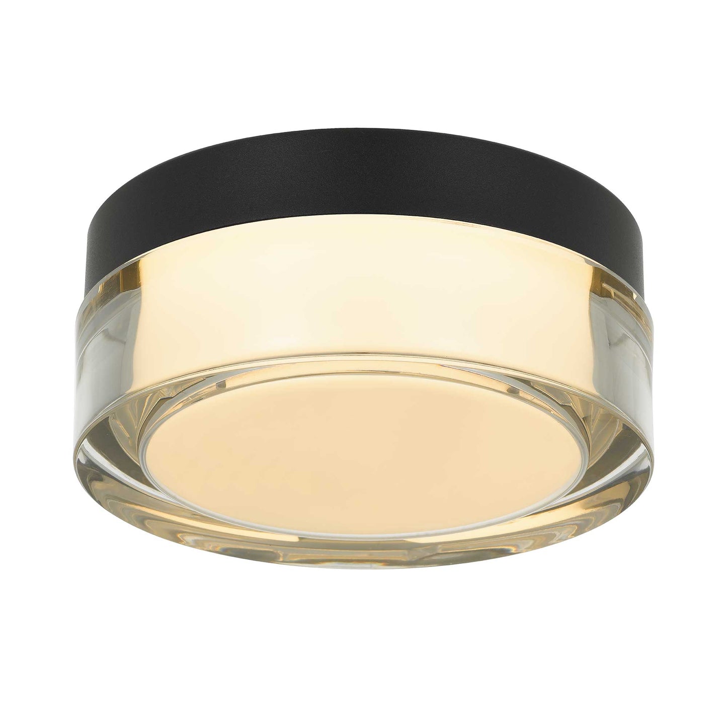 Sunspot 6" Black LED Flush Mount