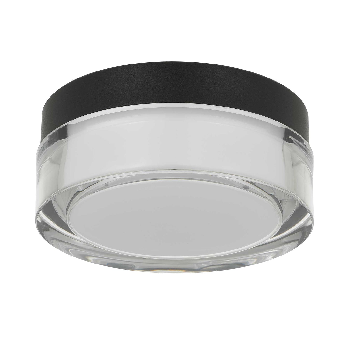 Sunspot 6" Black LED Flush Mount