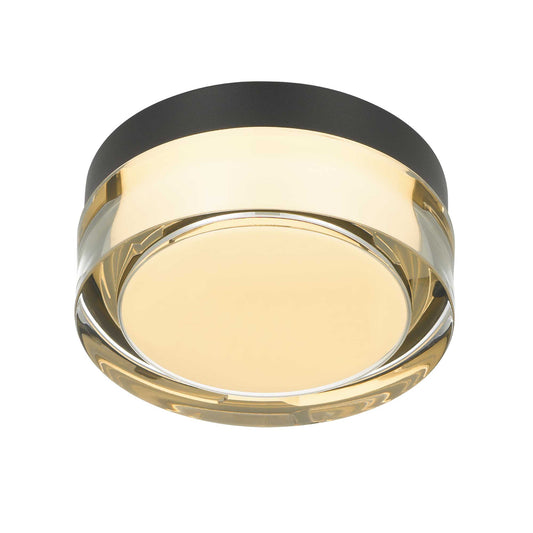 Sunspot 6" Black LED Flush Mount