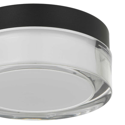 Sunspot 6" Black LED Flush Mount