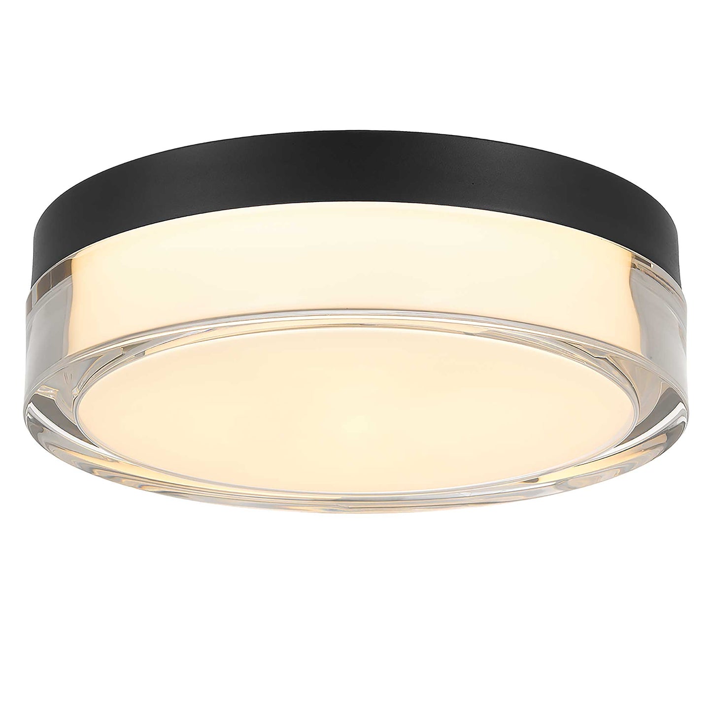 Sunspot 9" Black LED Flush Mount