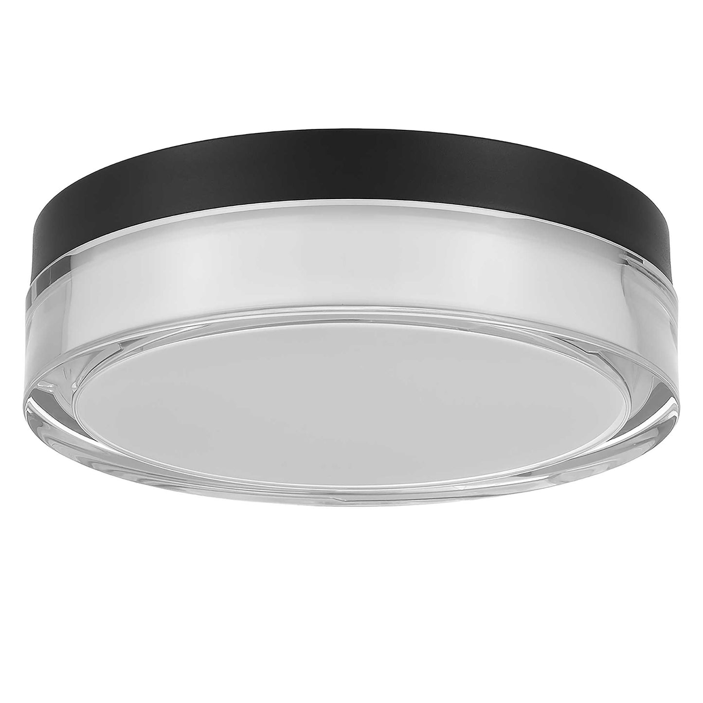 Sunspot 9" Black LED Flush Mount