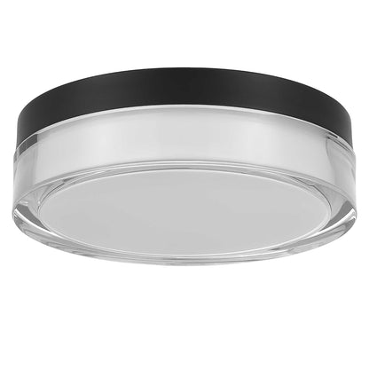 Sunspot 9" Black LED Flush Mount