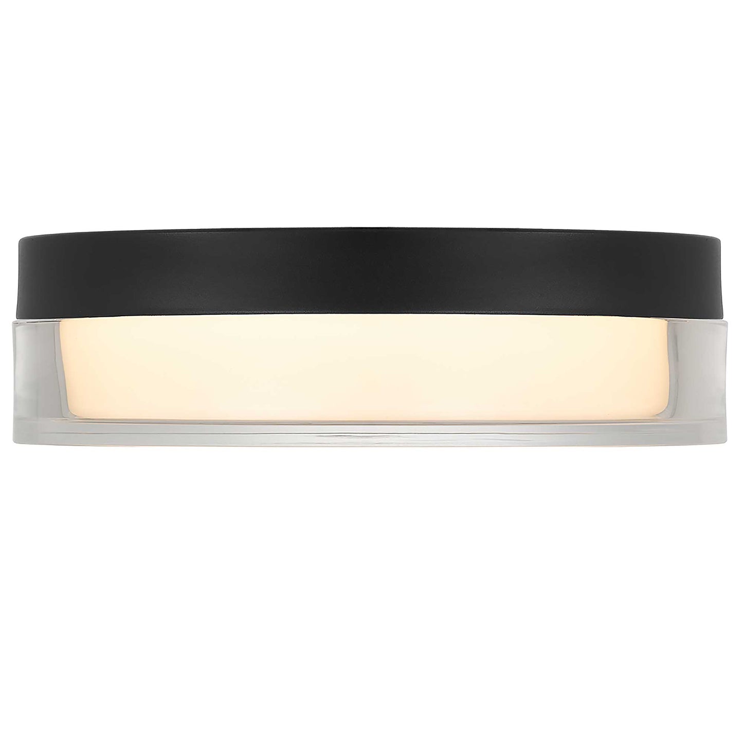 Sunspot 9" Black LED Flush Mount