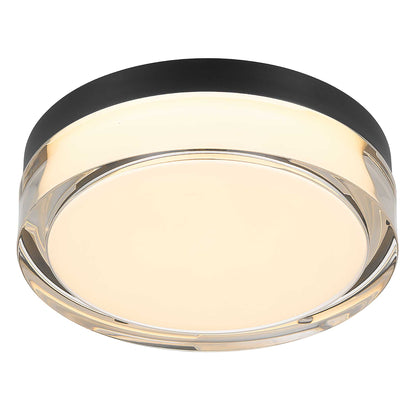 Sunspot 9" Black LED Flush Mount