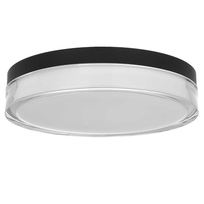 Sunspot 12" Black LED Flush Mount
