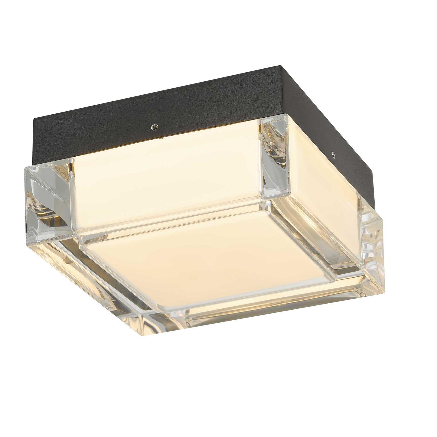 Box 5" Black LED Flush Mount