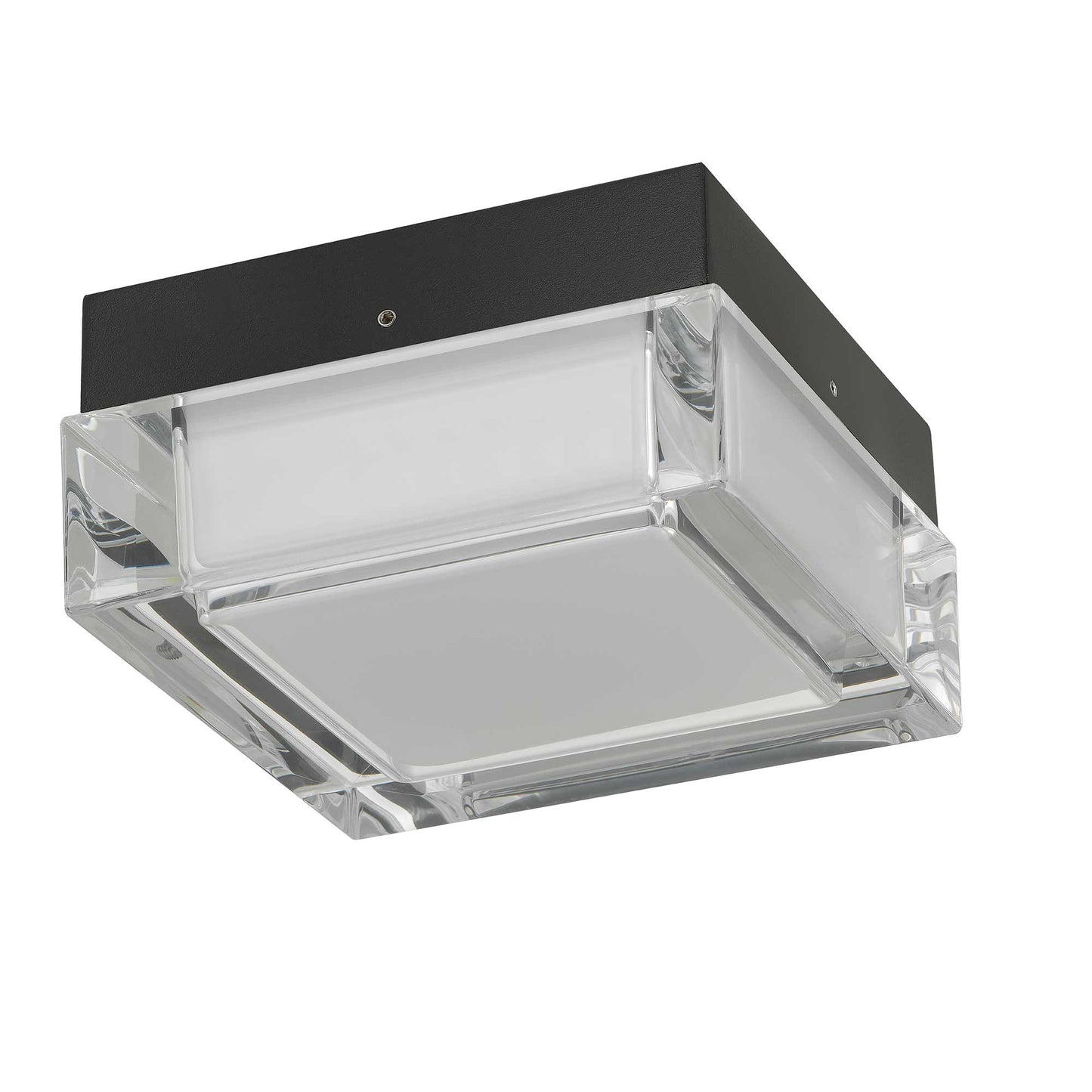 Box 5" Black LED Flush Mount