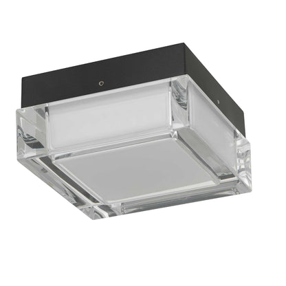 Box 5" Black LED Flush Mount