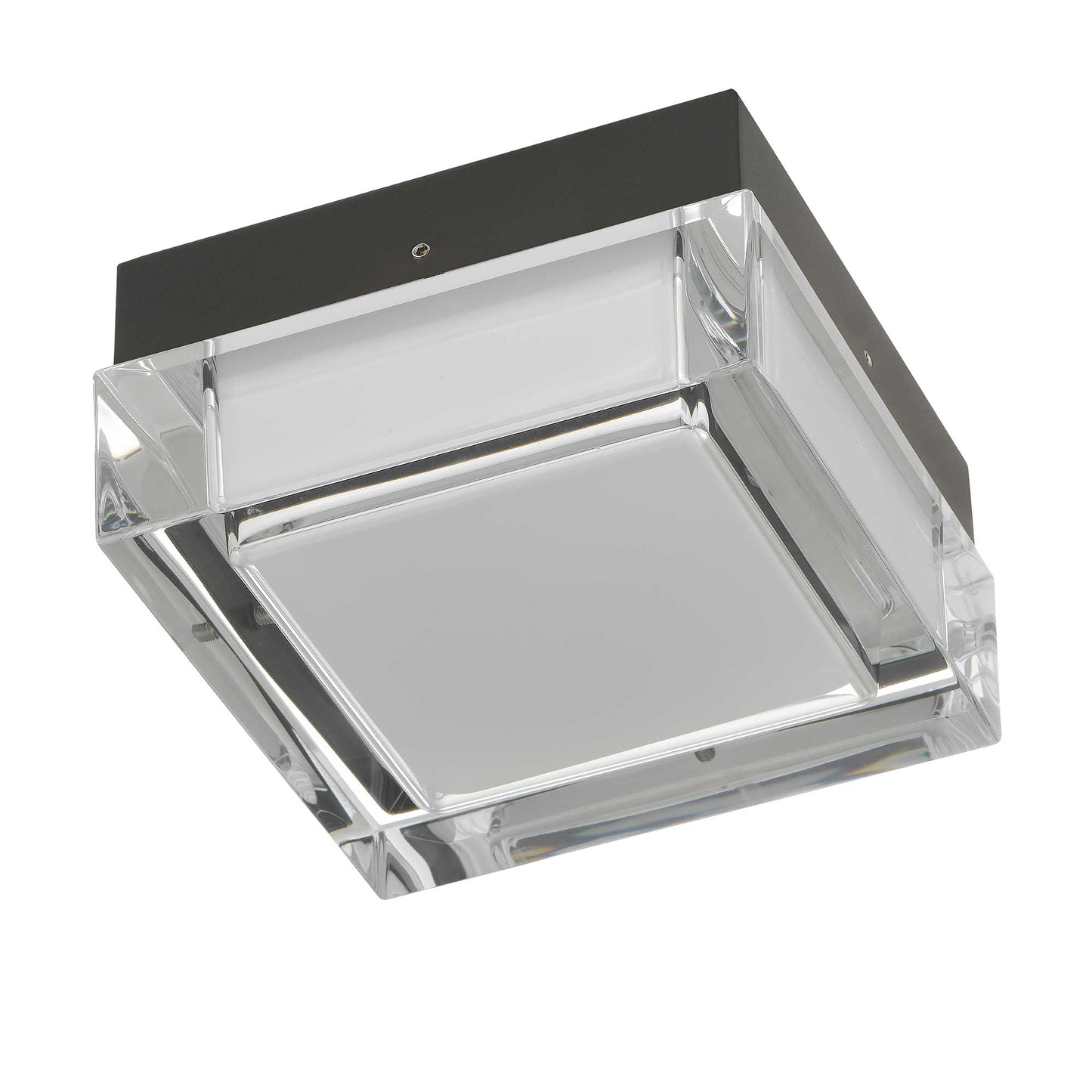 Box 5" Black LED Flush Mount