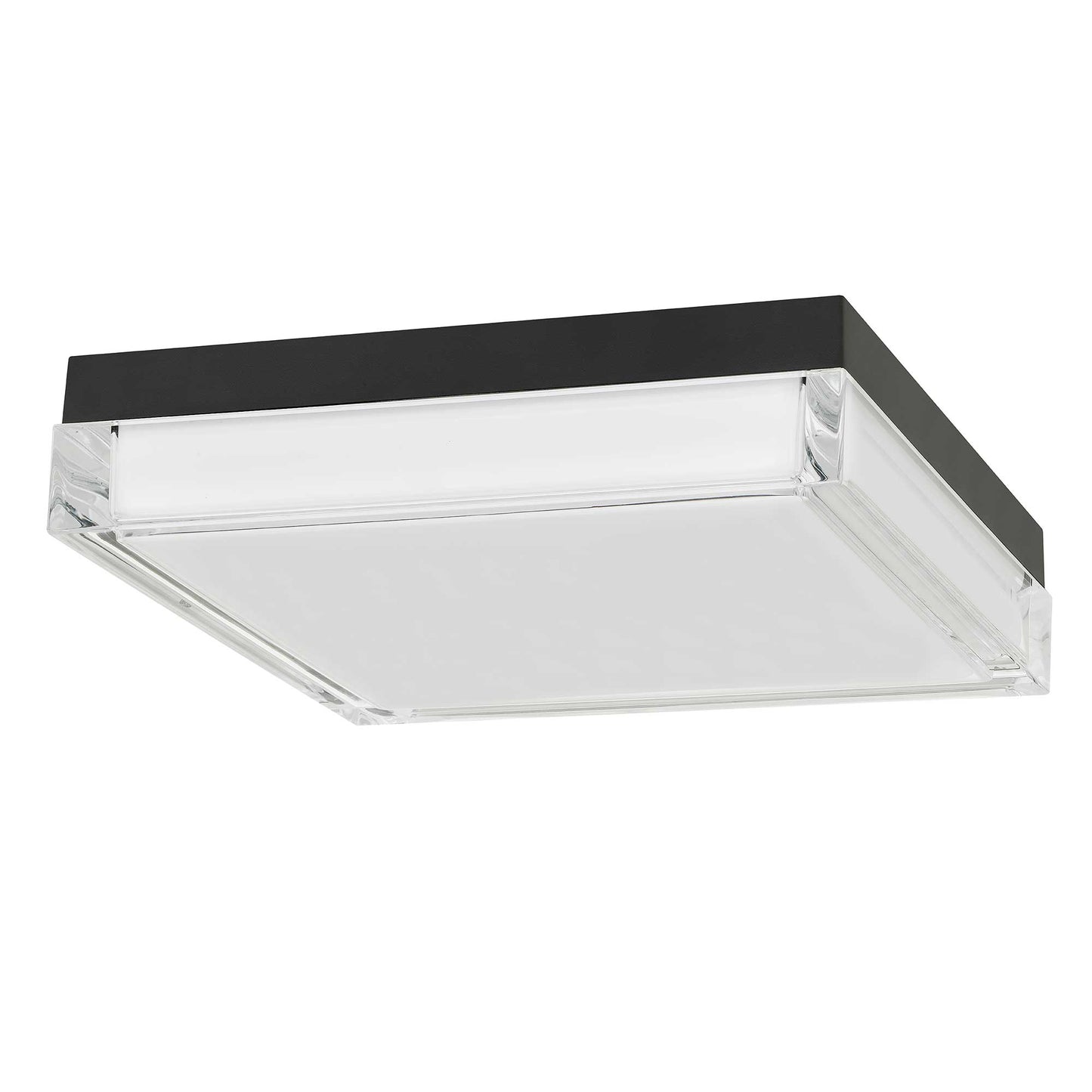Box 11" Black LED Flush Mount