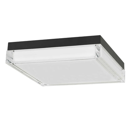 Box 11" Black LED Flush Mount