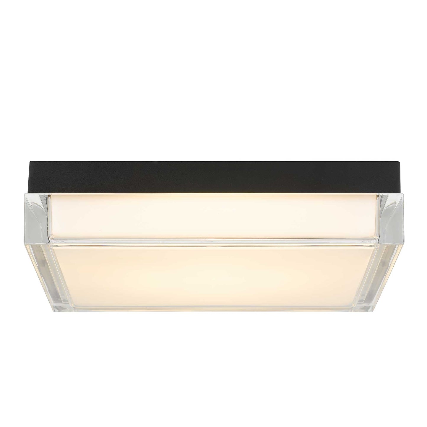 Box 11" Black LED Flush Mount