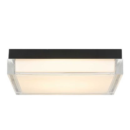 Box 11" Black LED Flush Mount
