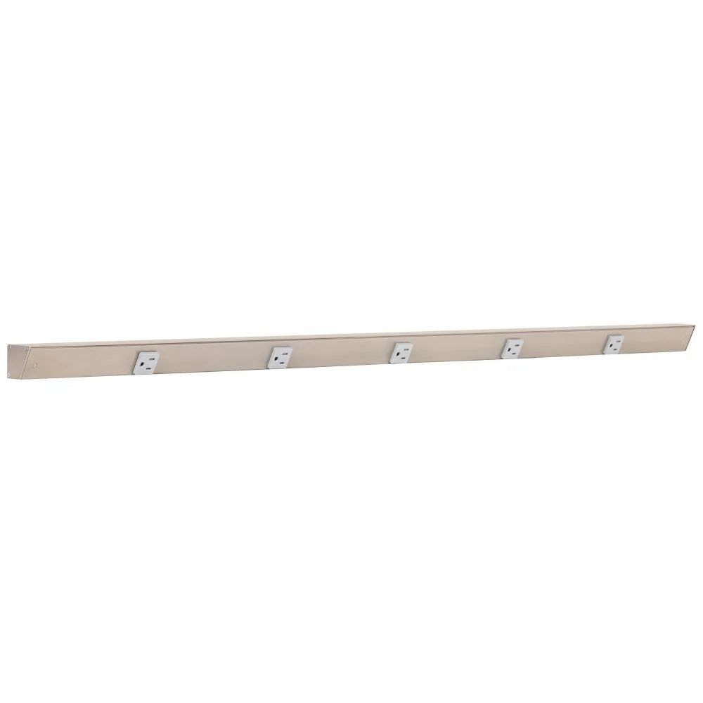 48" Slim Angle Under Cabinet 5 Outlet Power Strip