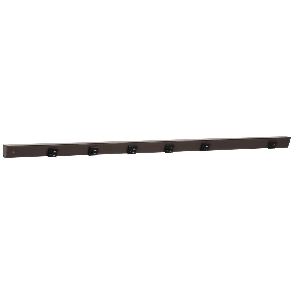 Under Cabinet Power Strip with USB Port & Outlets | Bronze Finish