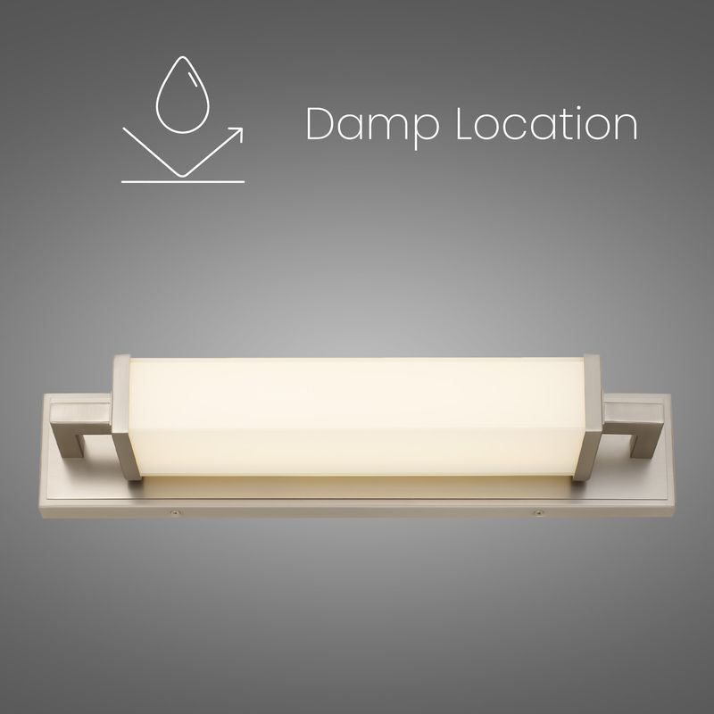 Empire 22" Brushed Nickel Integrated LED Bathroom Vanity Light Bar