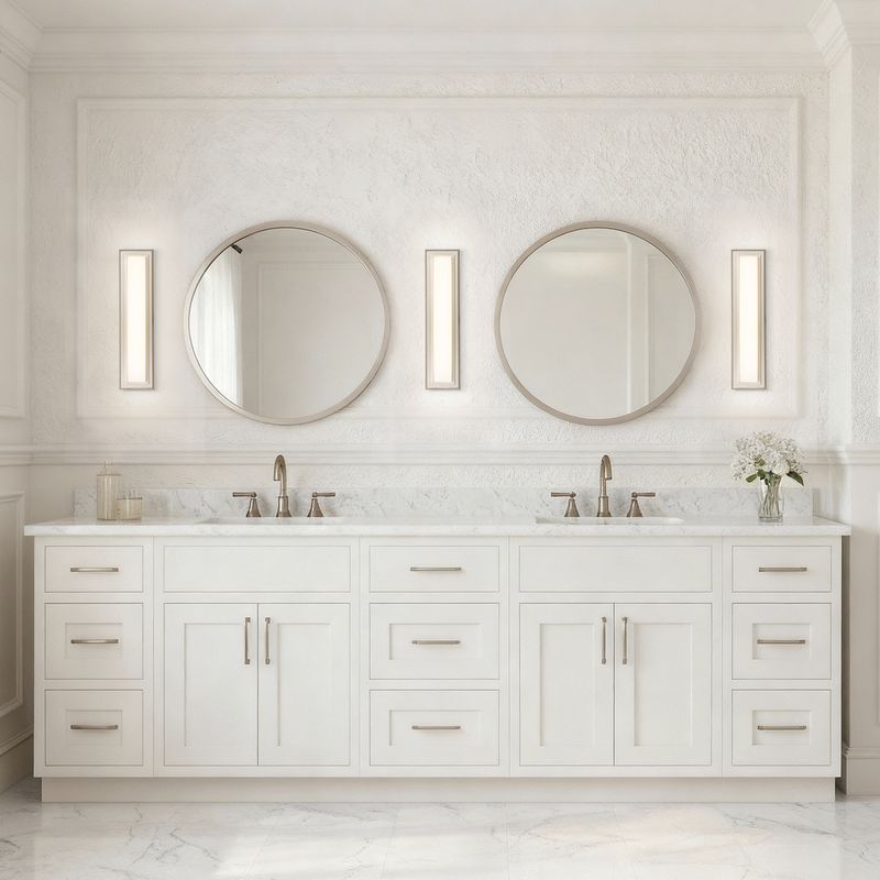 Roman 18" Brushed Nickel Integrated LED Bathroom Vanity Light Bar