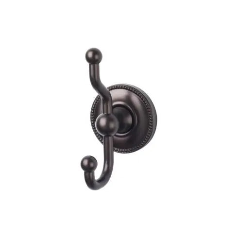 Top Knobs Edwardian Double Robe Hook in Oil Rubbed Bronze