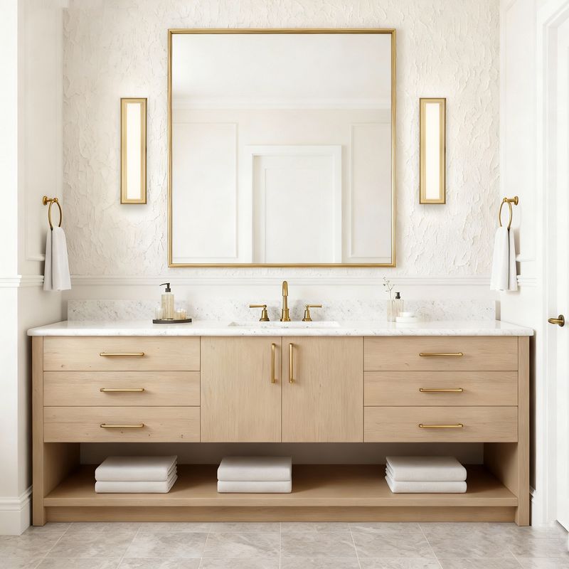 Roman 18" Antique Brass Integrated LED Bathroom Vanity Light Bar