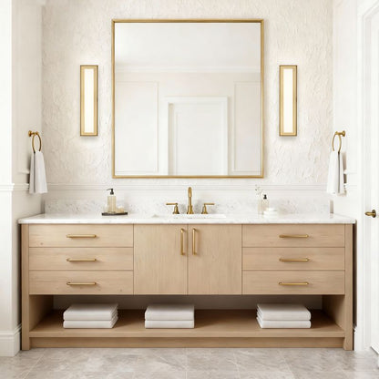 Roman 18" Antique Brass Integrated LED Bathroom Vanity Light Bar
