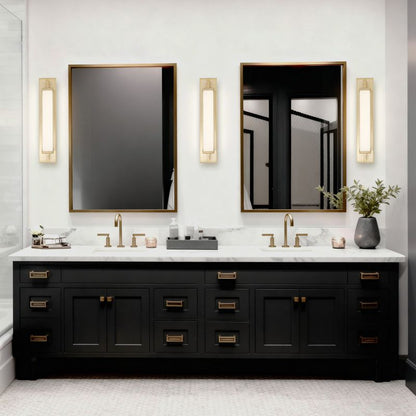 Empire 22" Antique Brass Integrated LED Bathroom Vanity Light Bar