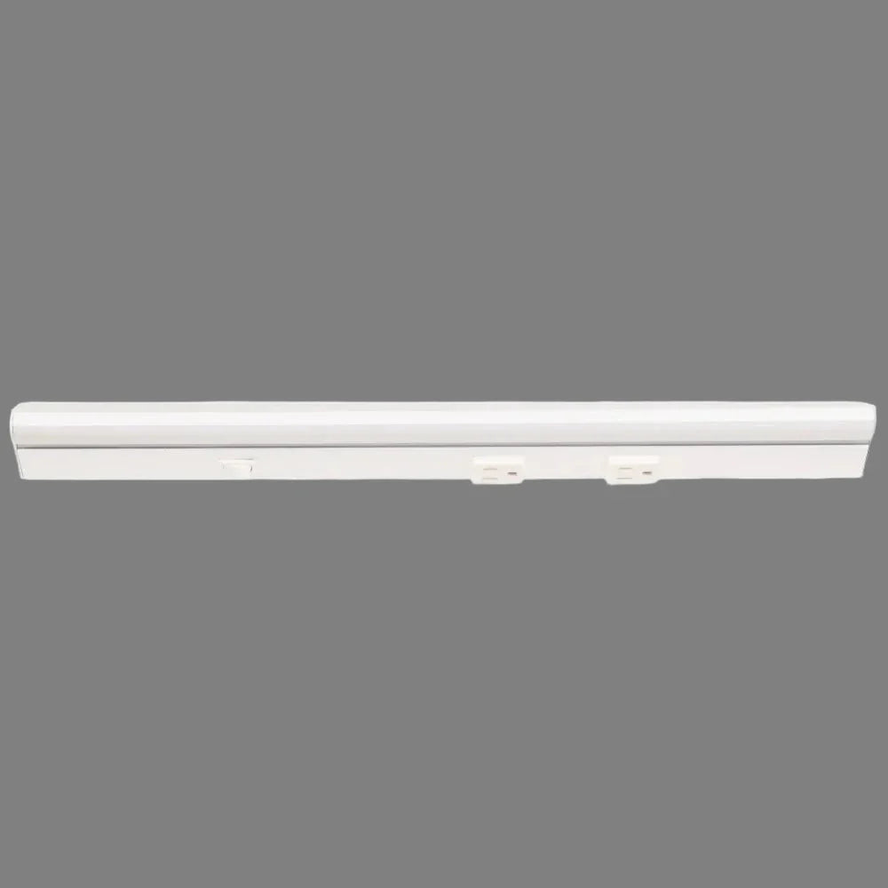 Under Cabinet Power Strip with High-Output LED Light in White