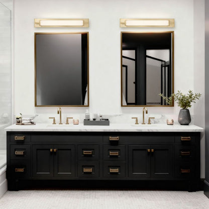 Empire 28" Antique Brass Integrated LED Bathroom Vanity Light Bar
